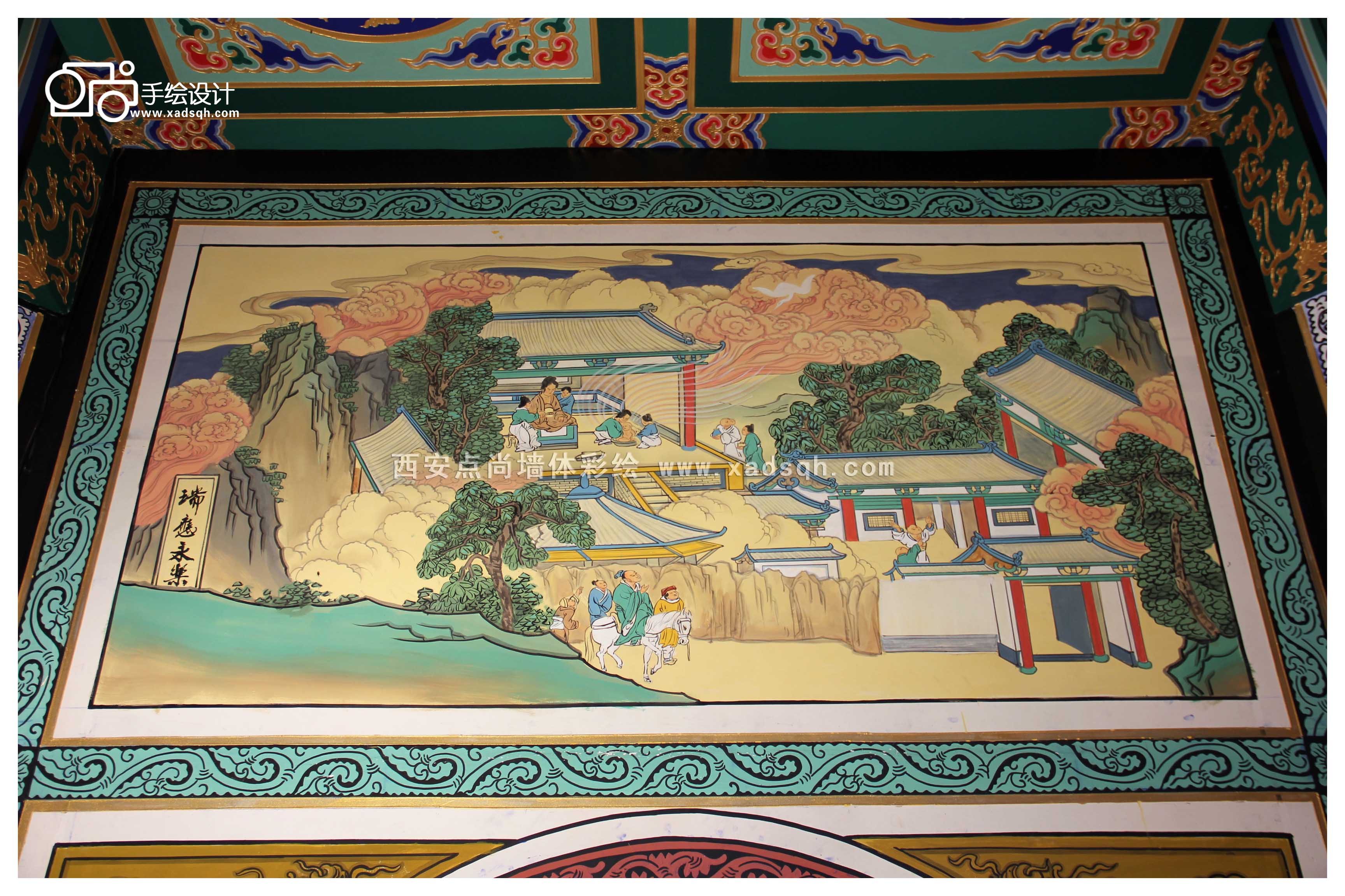 古建筑彩绘寺庙油漆彩画|手工艺|其他手工|liujiandong - 原创作品 - 站酷 (ZCOOL)